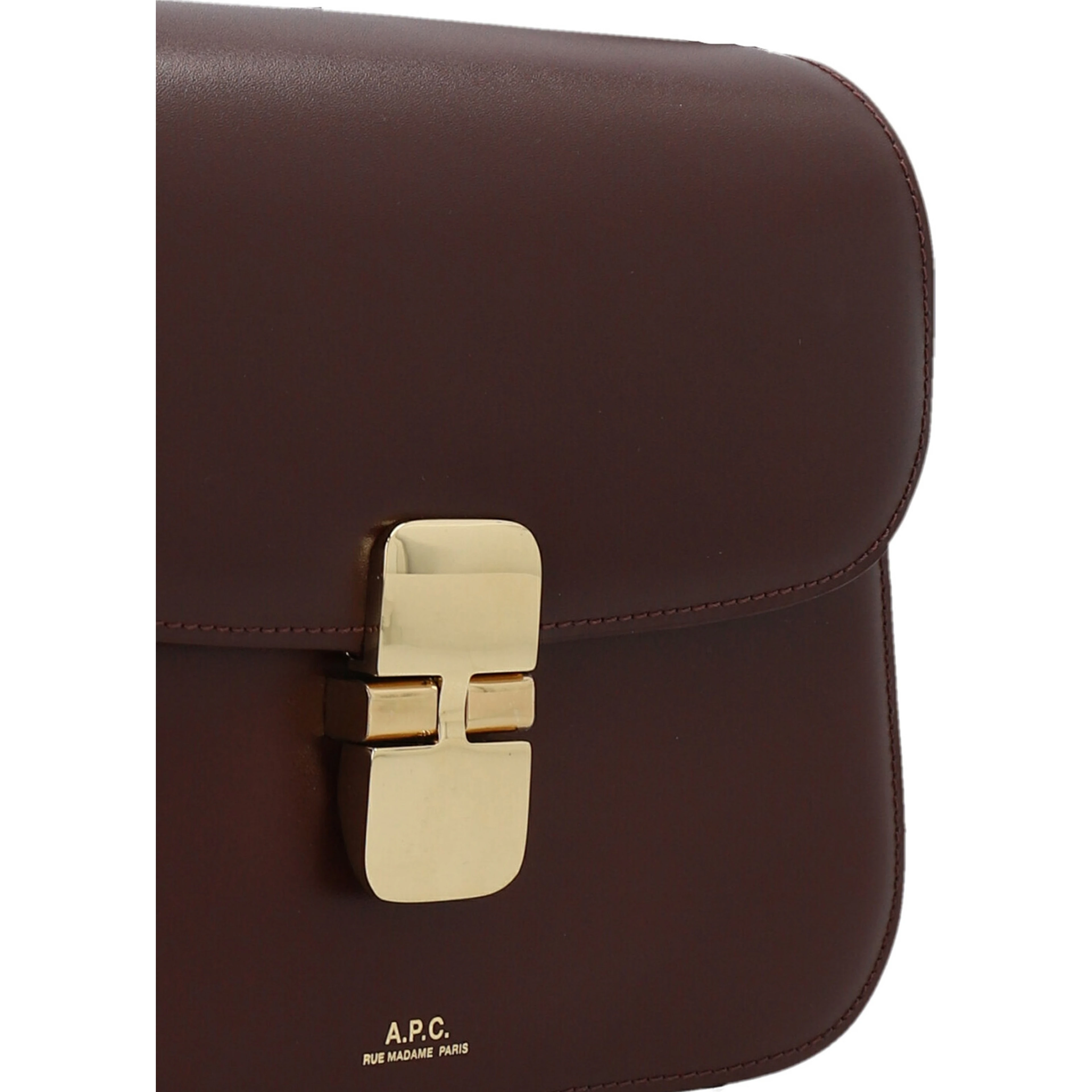 Bordeaux Cowhide Crossbody Bag
