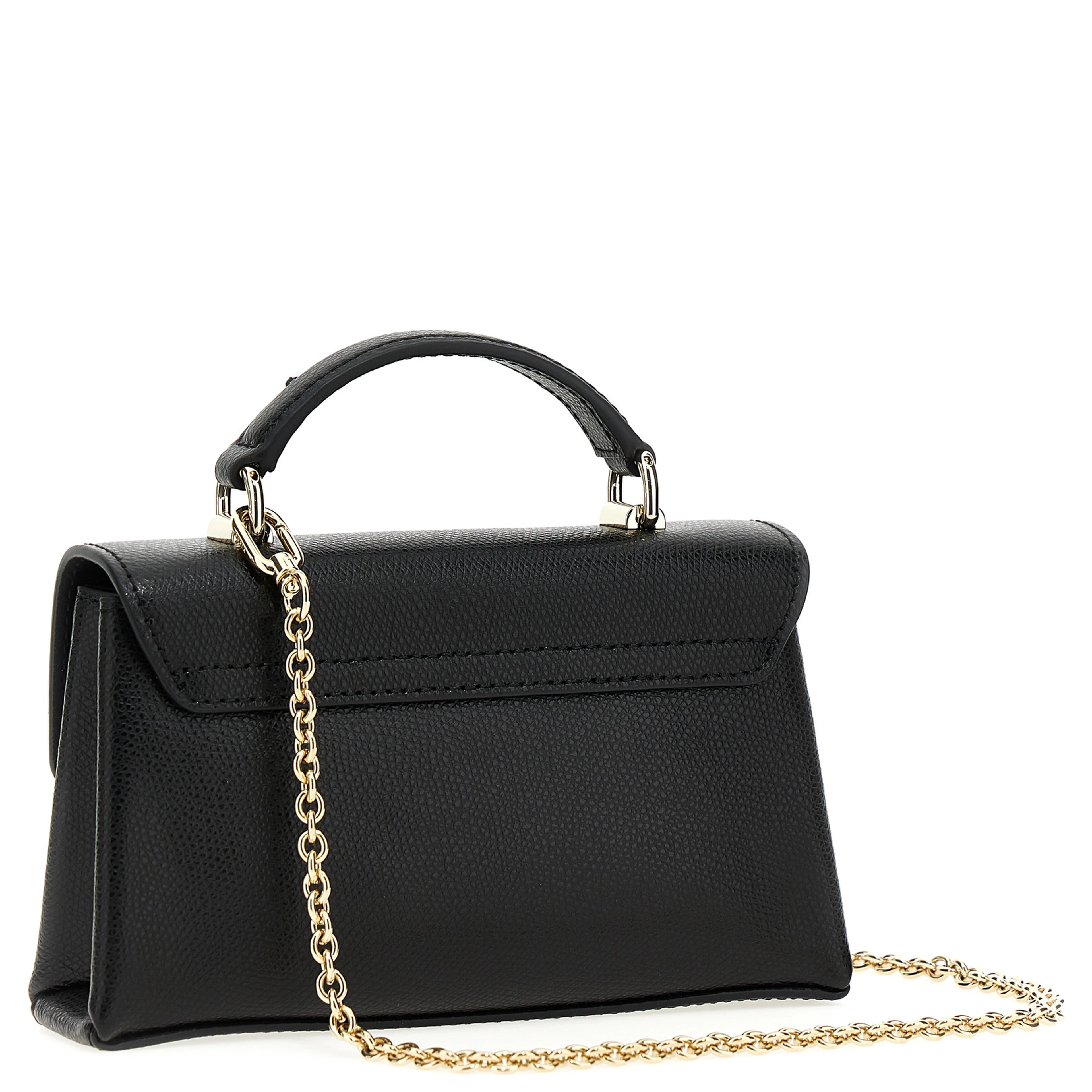 Black Leather Crossbody Bag