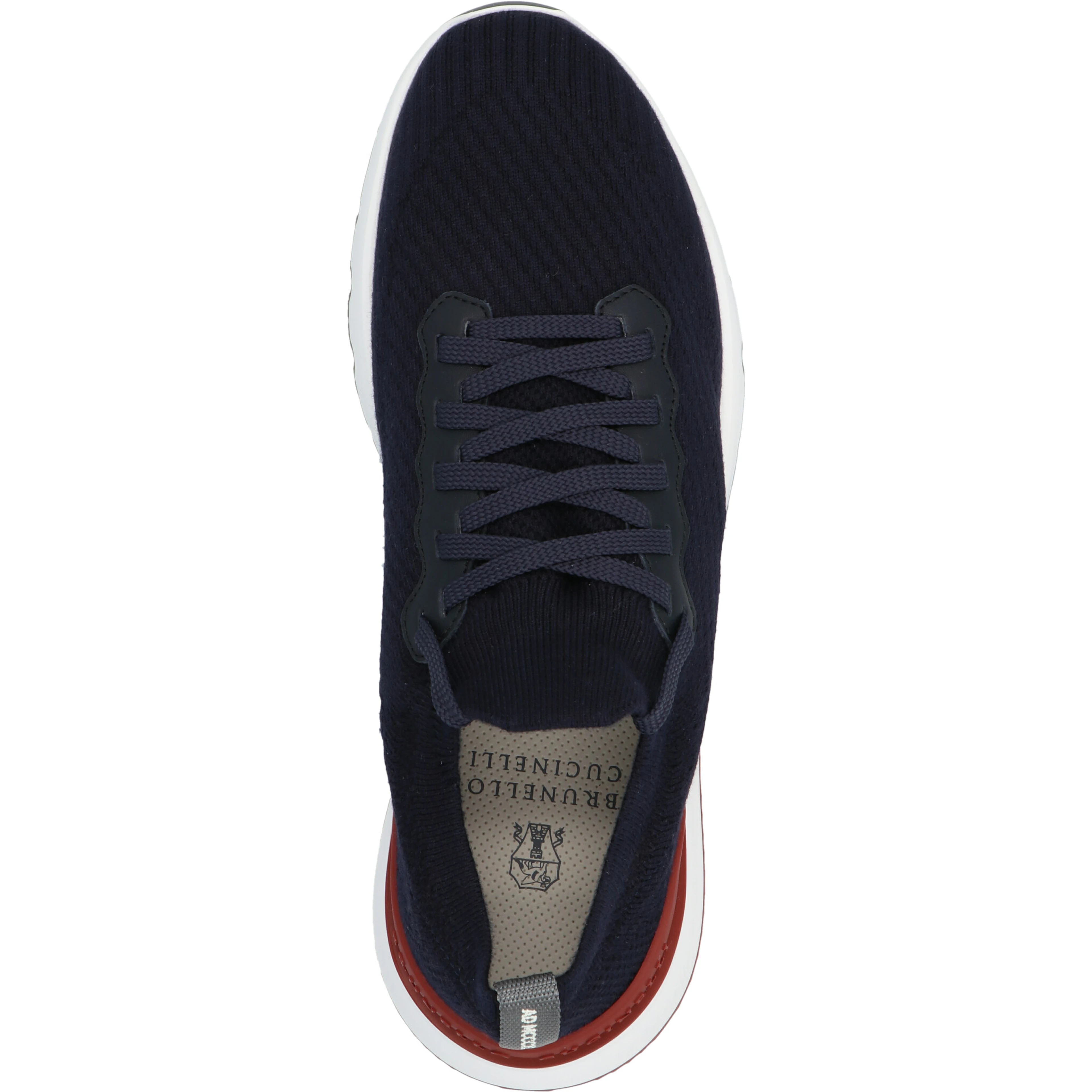 Blue Polyethylene Athletic Sneakers