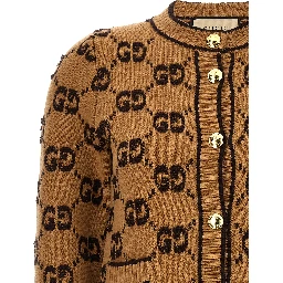 Beige Wool Cardigan