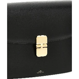 Black Cowhide Crossbody Bag