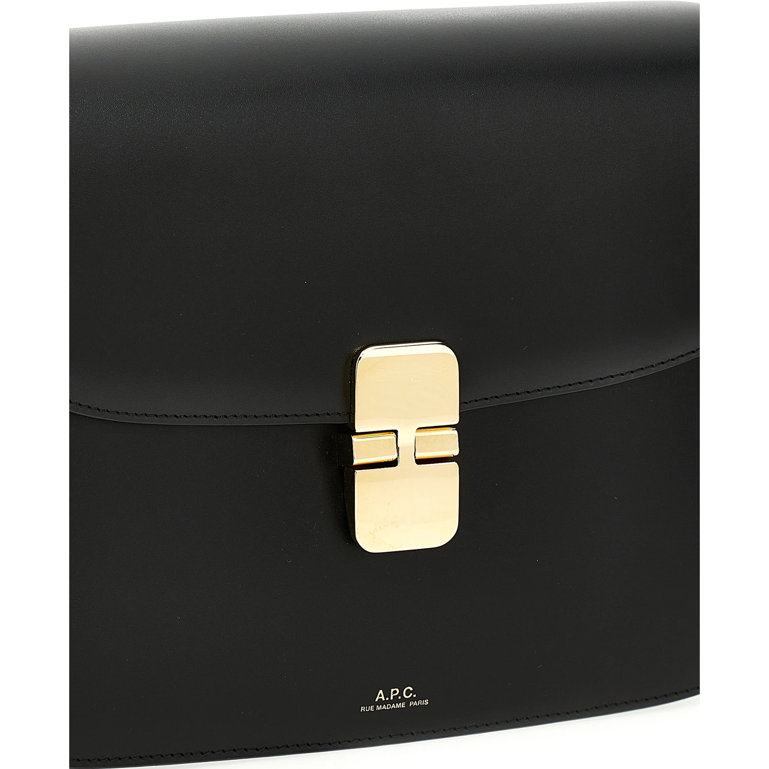 Black Cowhide Crossbody Bag