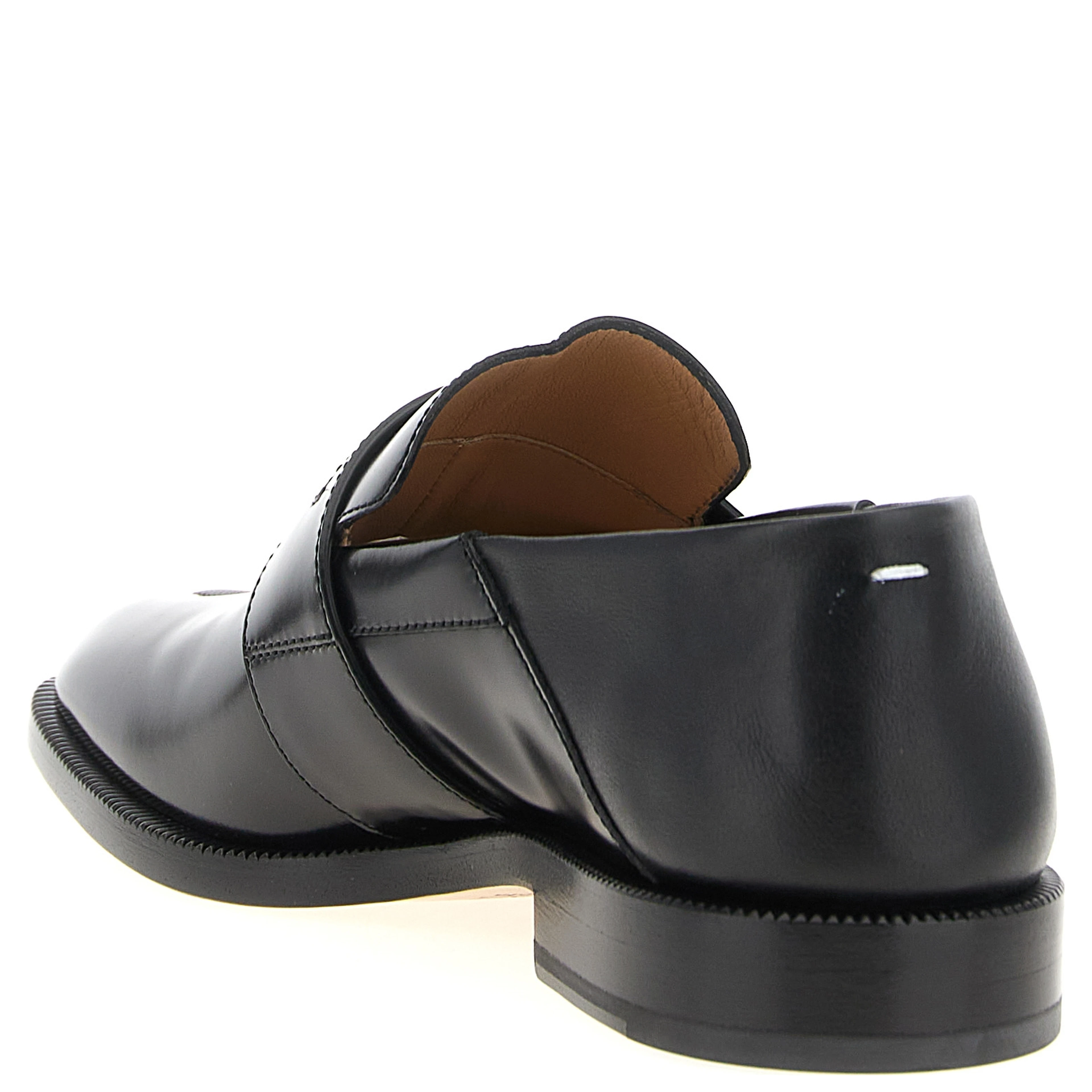 Black Calfskin Slip-On Loafers