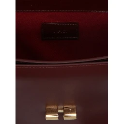 Bordeaux Cowhide Crossbody Bag