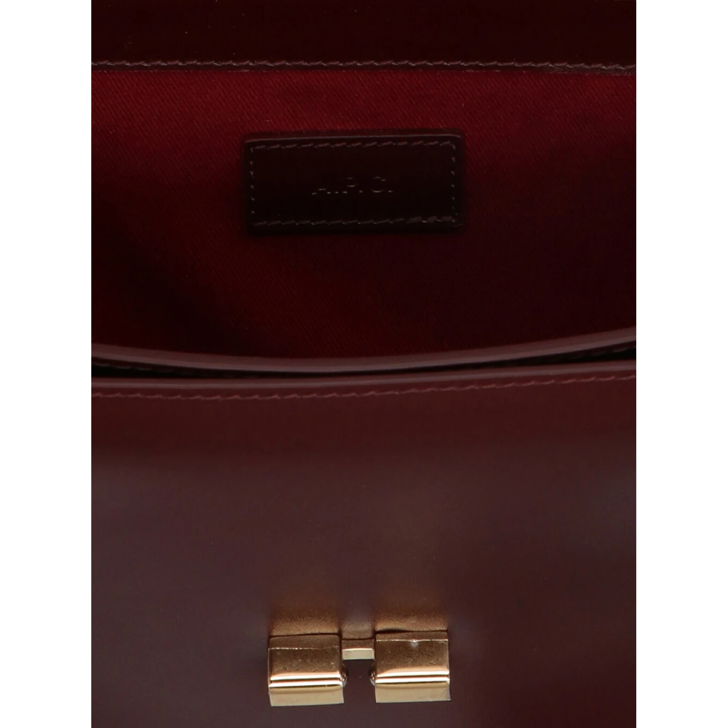 Bordeaux Cowhide Crossbody Bag
