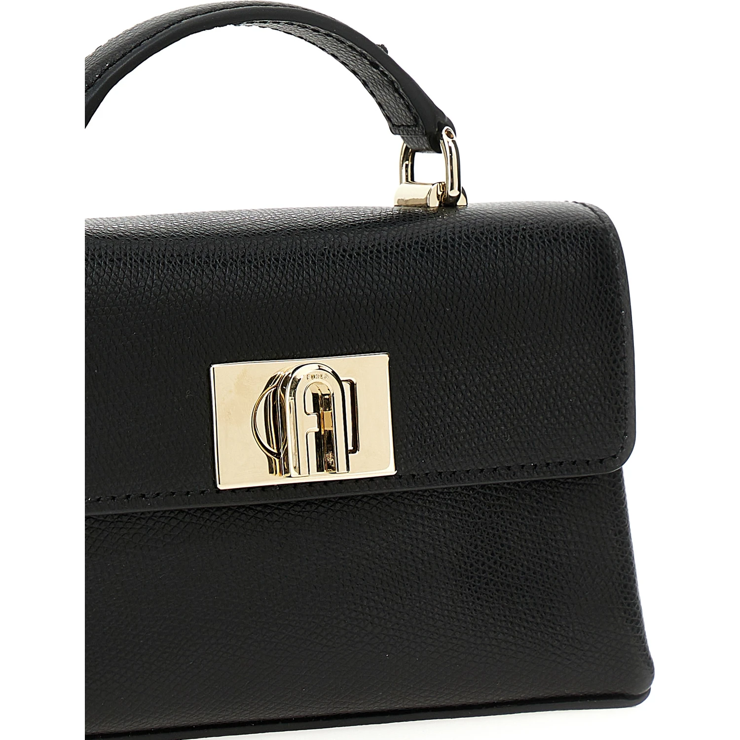 Black Leather Crossbody Bag