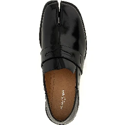 Black Calfskin Slip-On Loafers