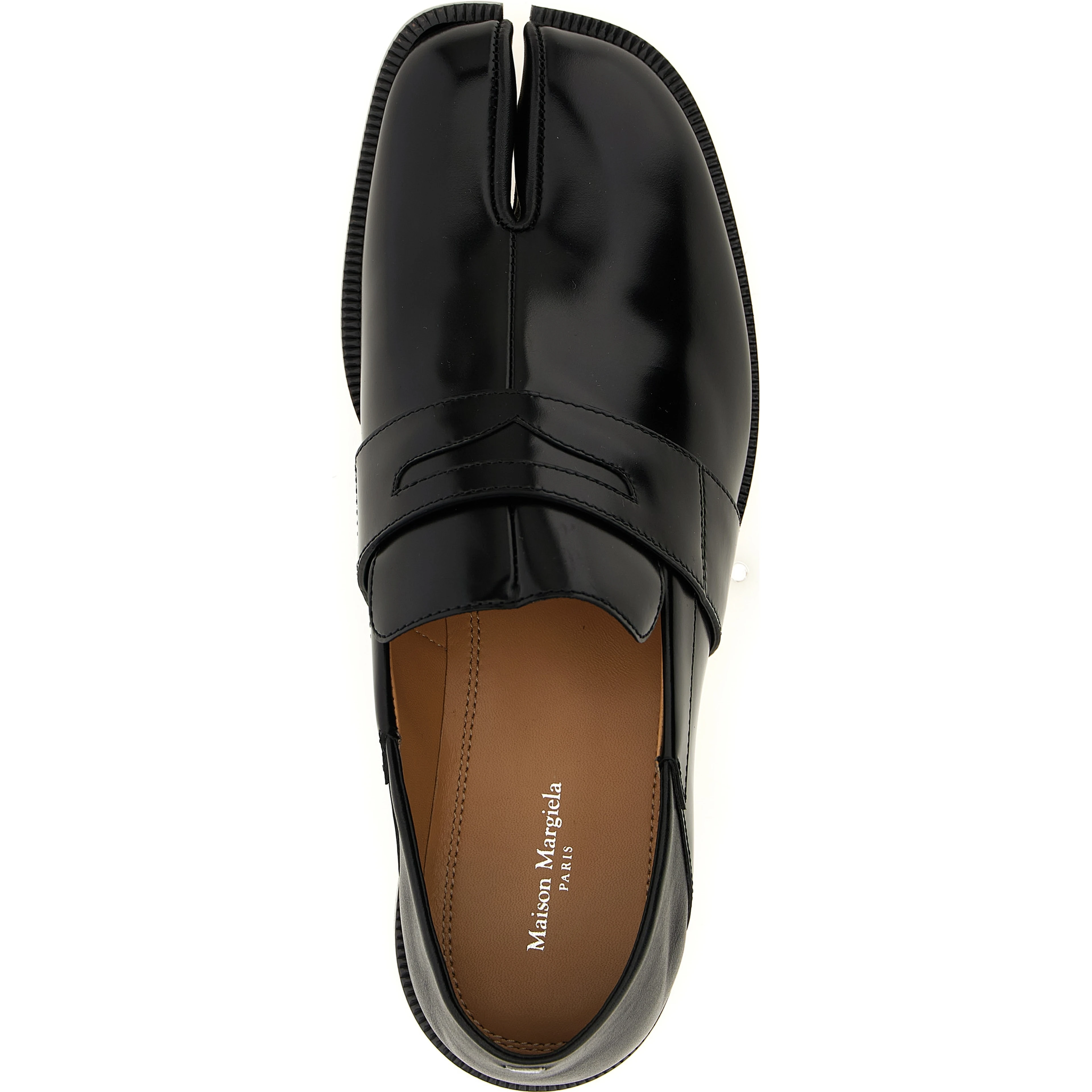 Black Calfskin Slip-On Loafers