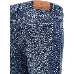 Blue Cotton Slim Fit Jeans