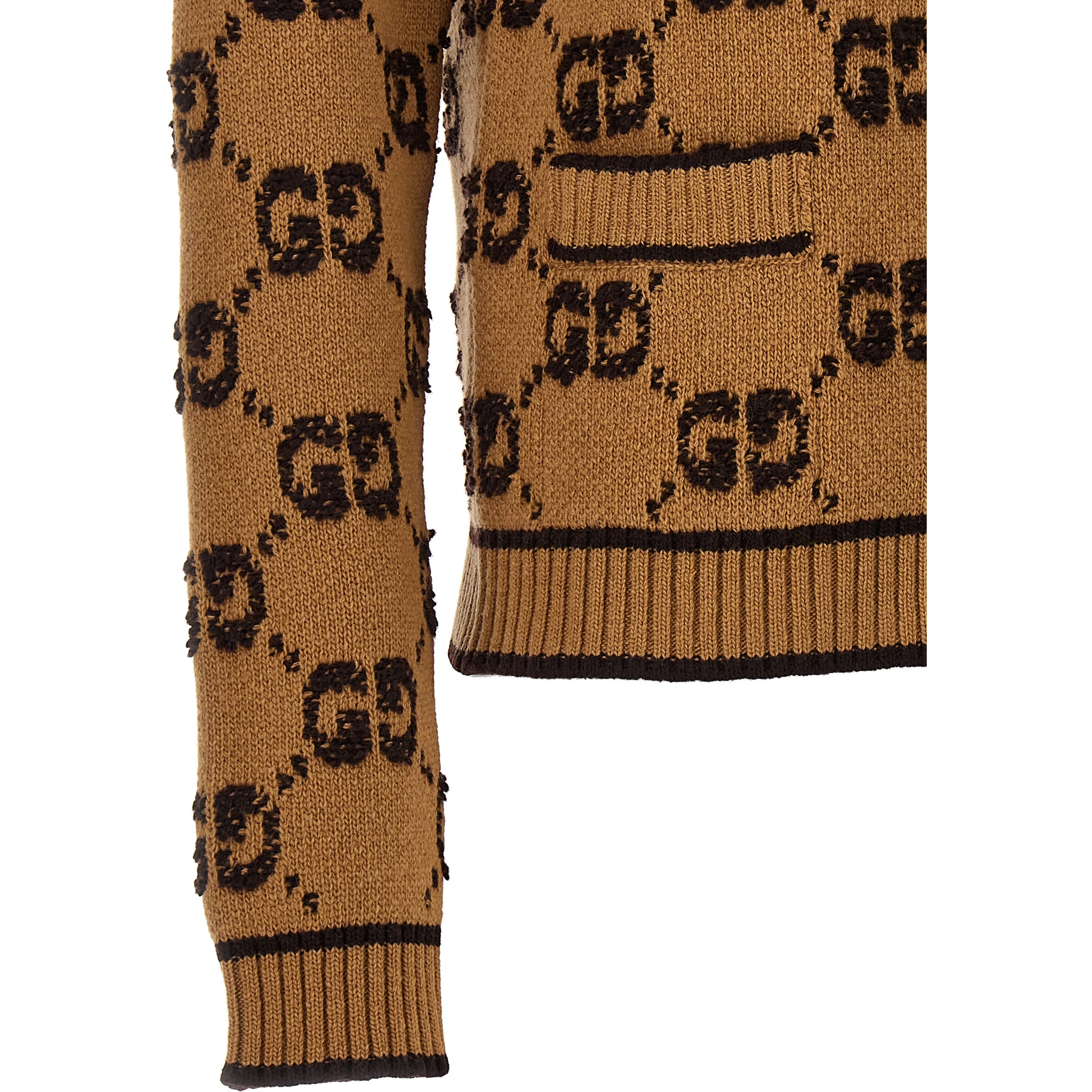 Beige Wool Cardigan