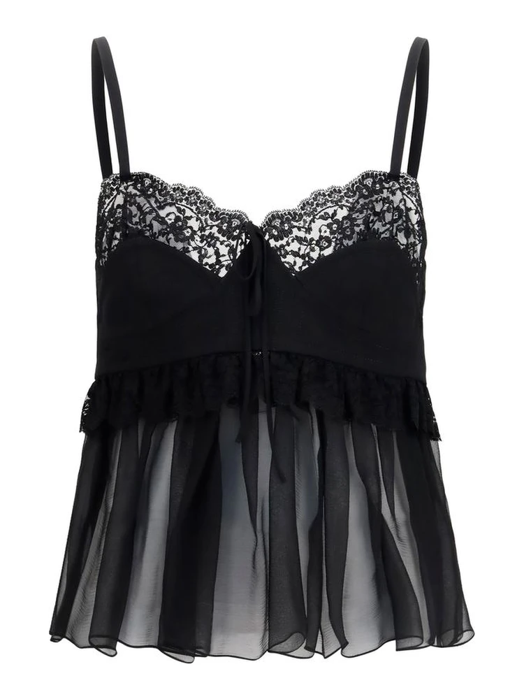 Black Silk Blouse