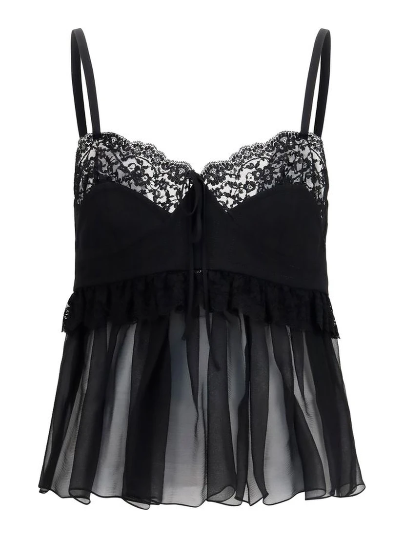 Black Silk Blouse