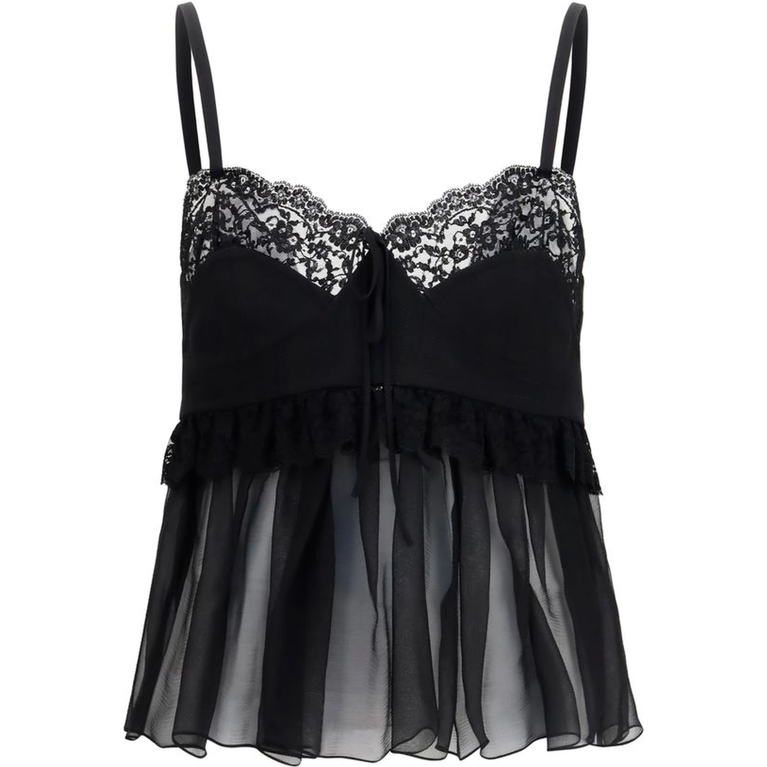 Black Silk Blouse