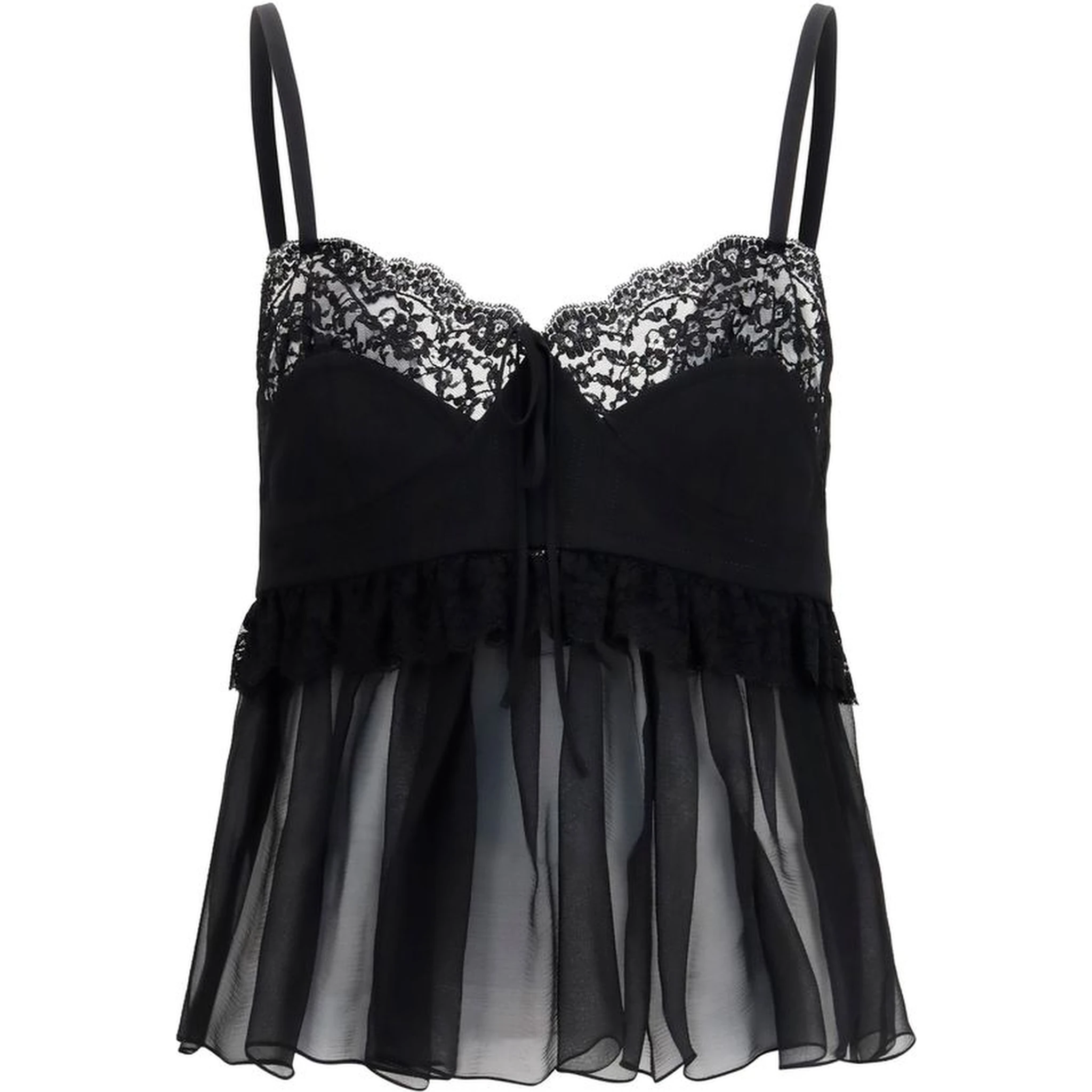 Black Silk Blouse