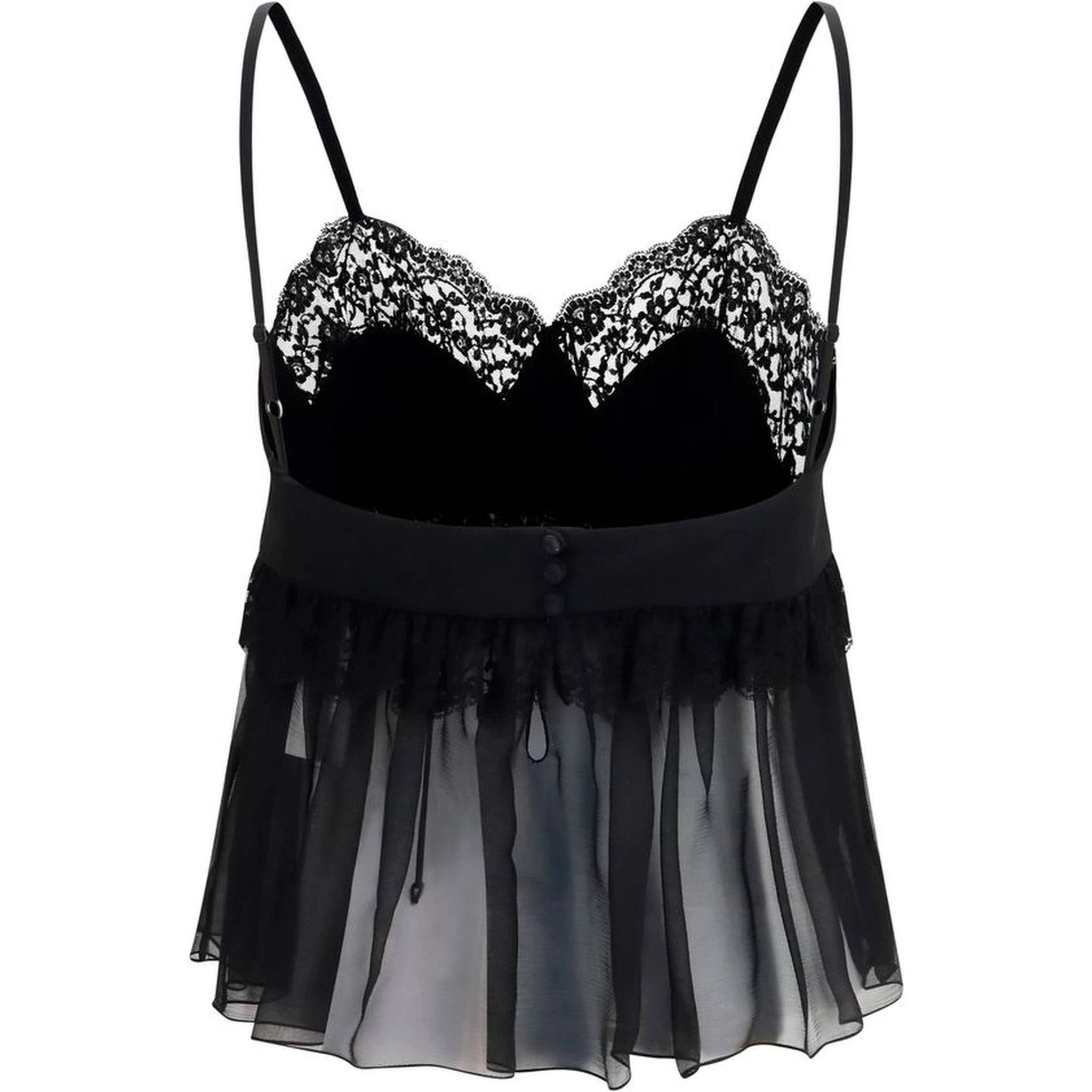 Black Silk Blouse