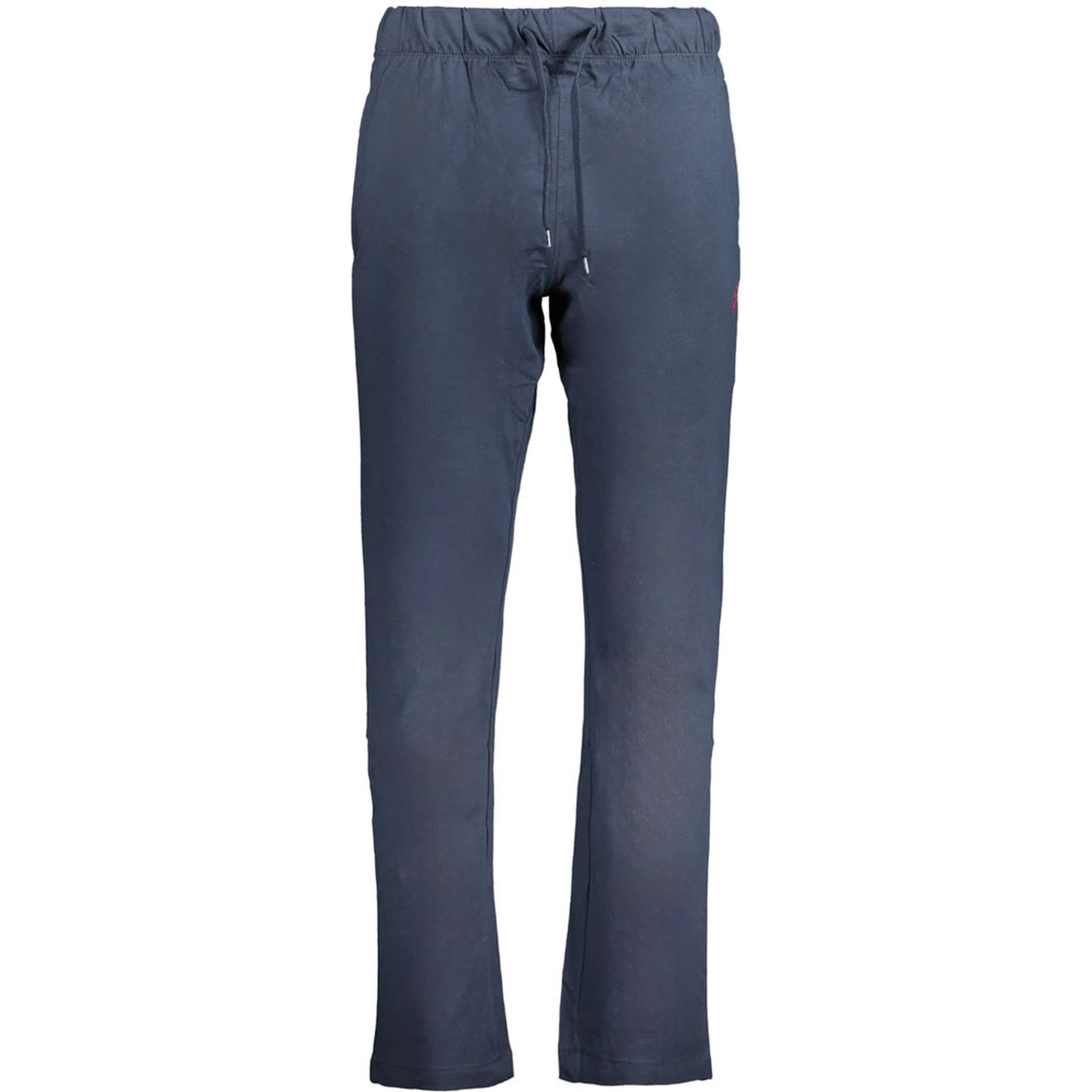 Blue Cotton Men's Trousers