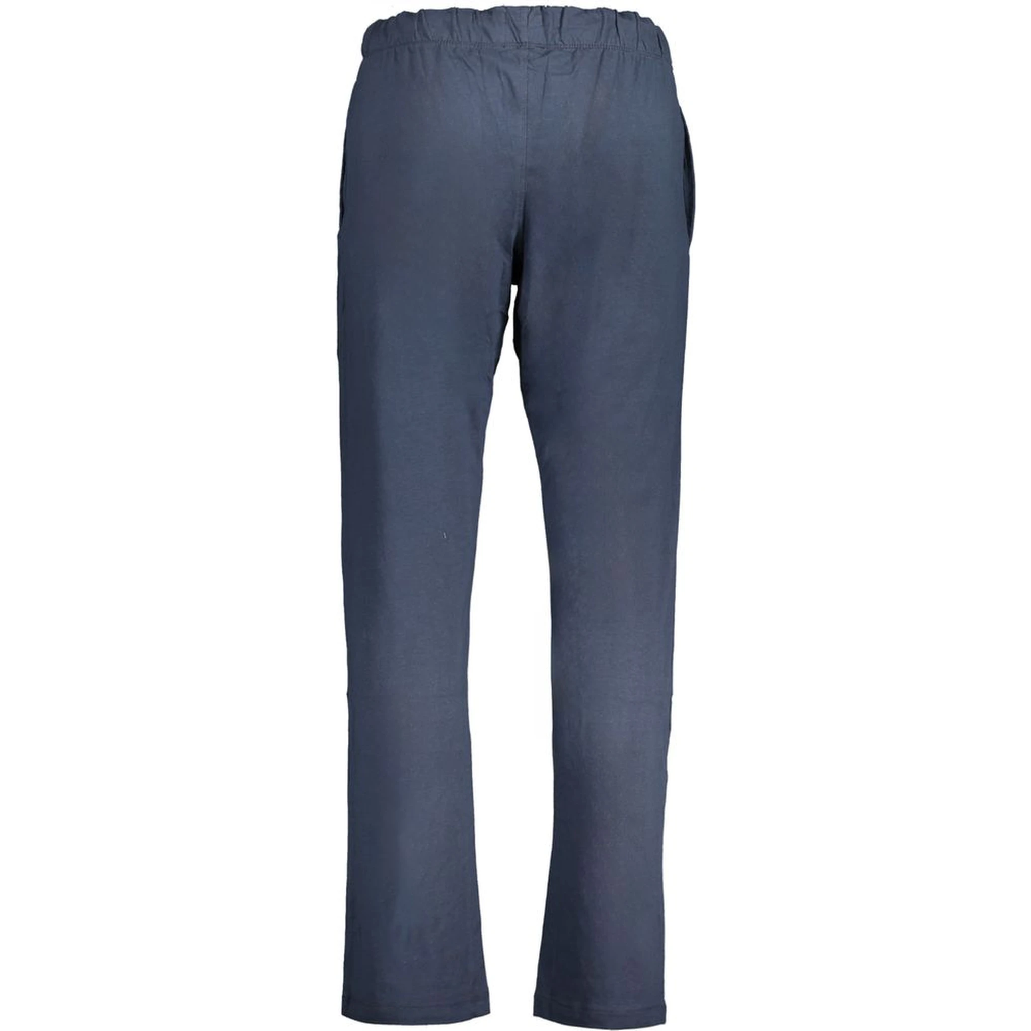 Blue Cotton Men's Trousers