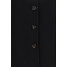 Black Wool Oves Aries Full-Length Jacket