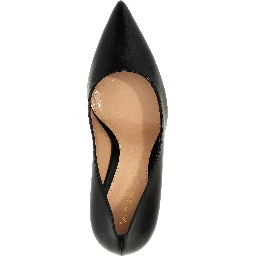 Black Calfskin High Heel Pumps