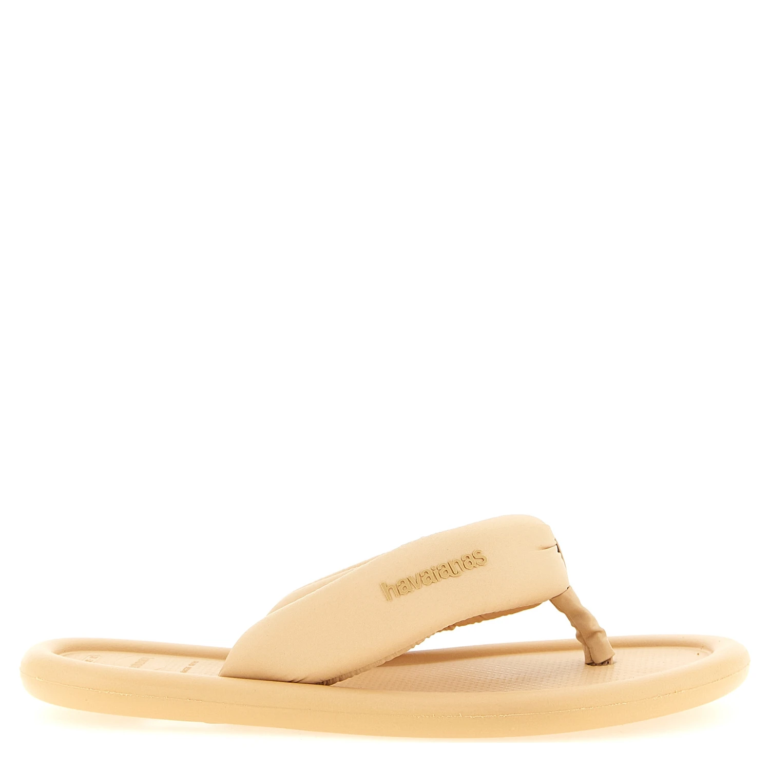 Beige Rubber Slides