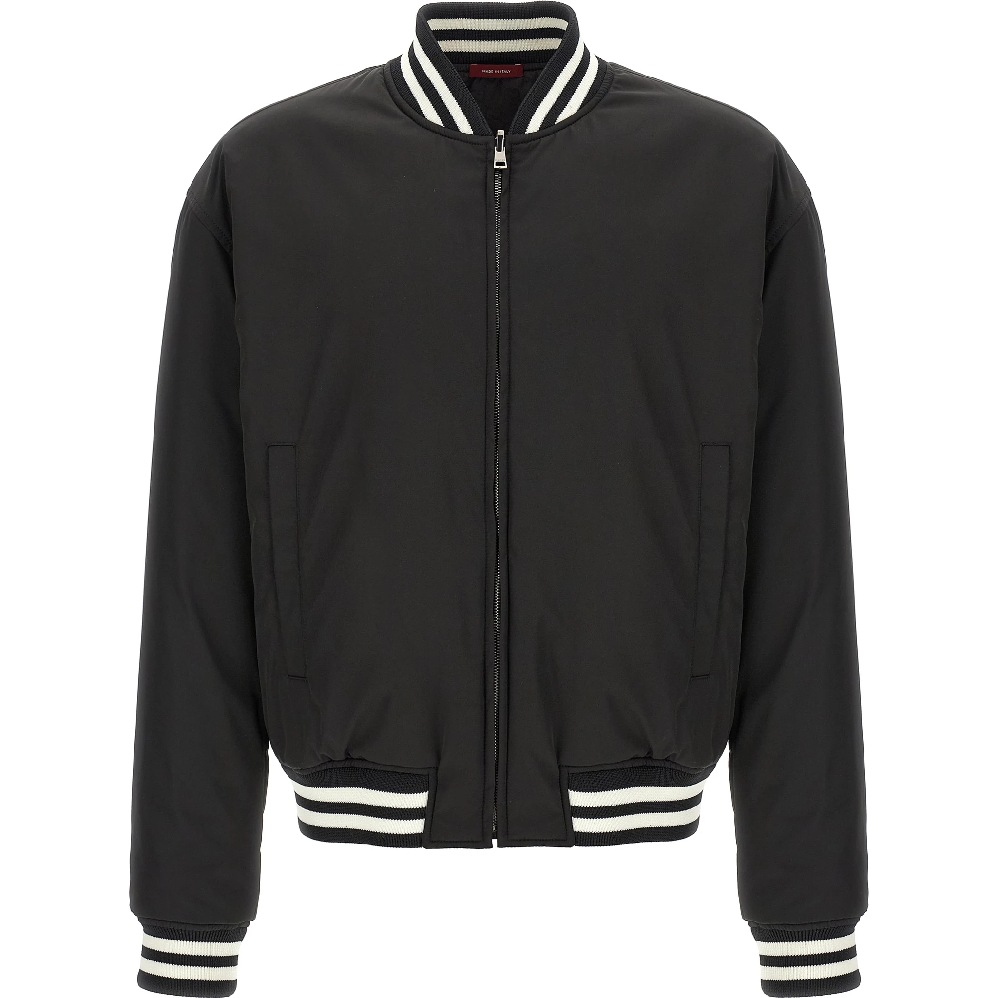 Bicolor Polyester Bomber