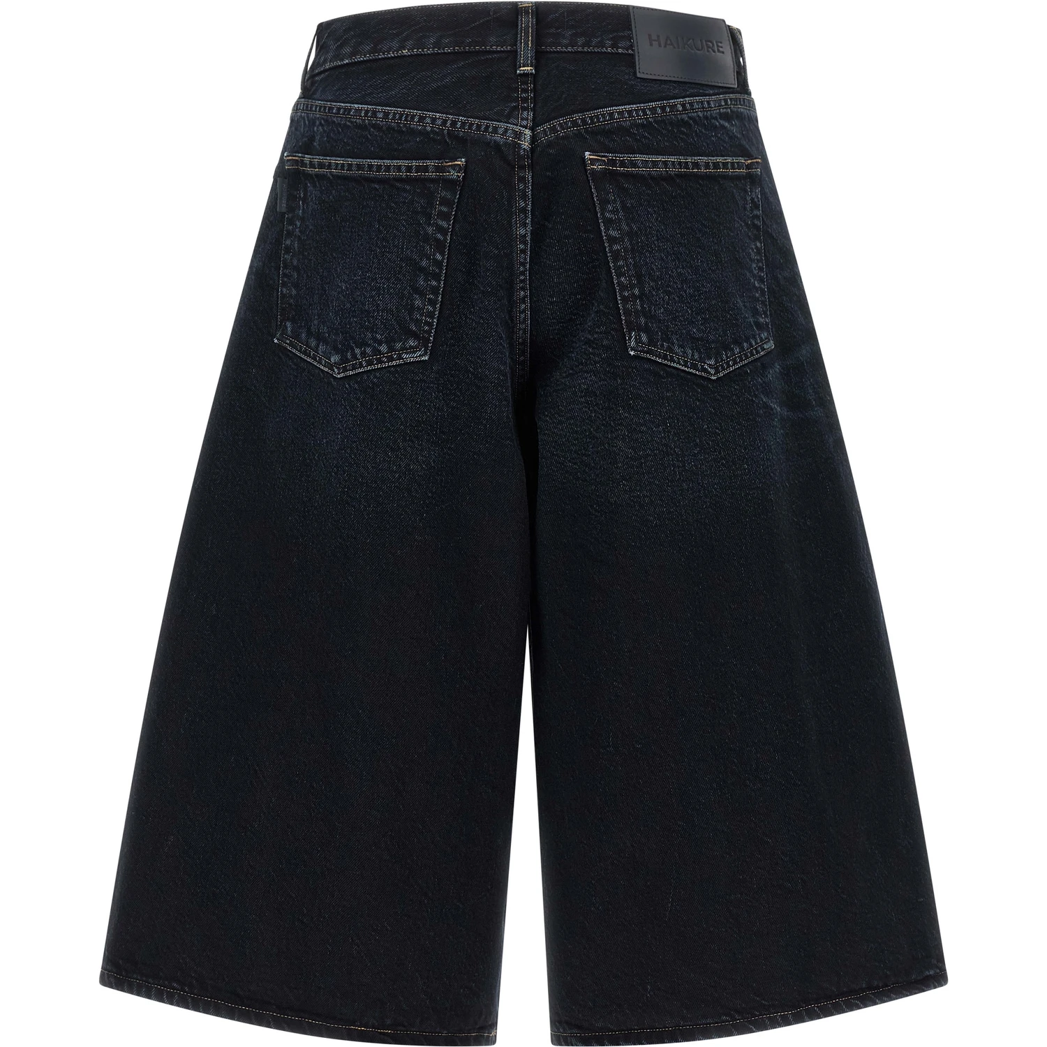 Blue Cotton Bermuda Shorts