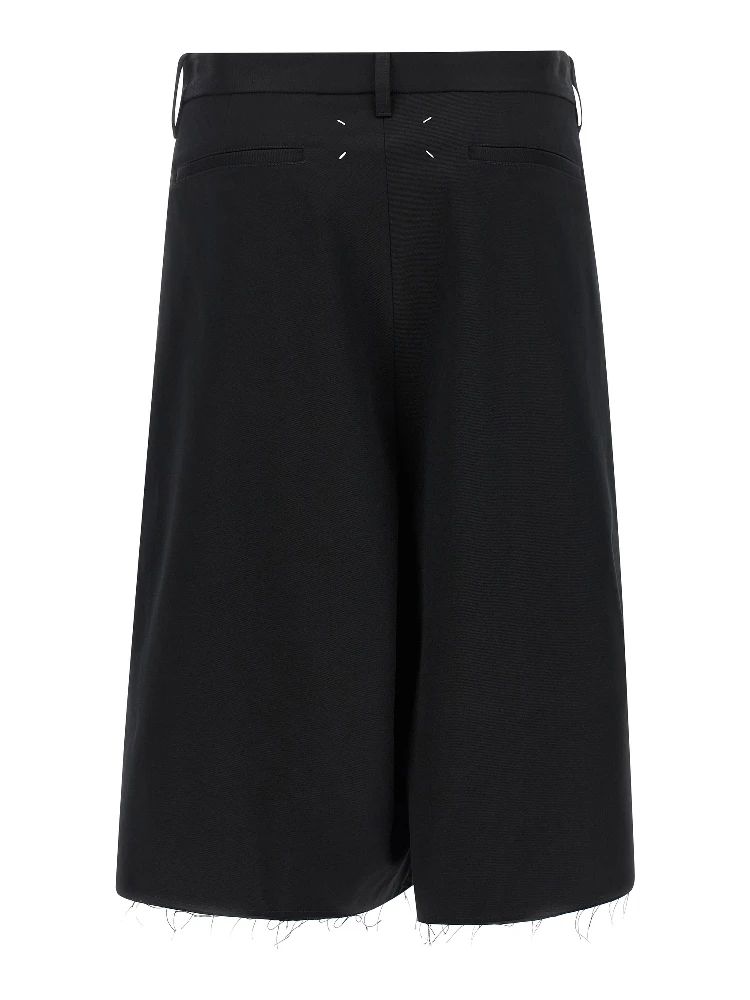 Black Cotton Bermuda Shorts alternative