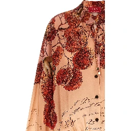Multicolor Silk Long Dress