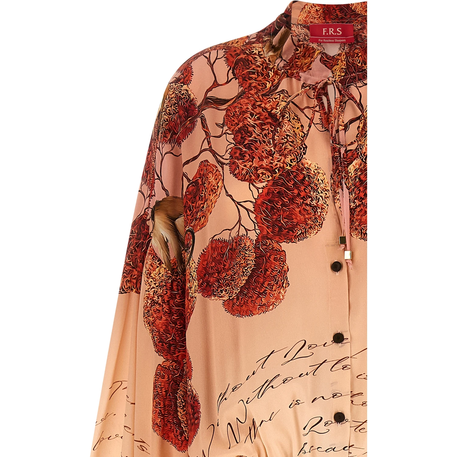 Multicolor Silk Long Dress