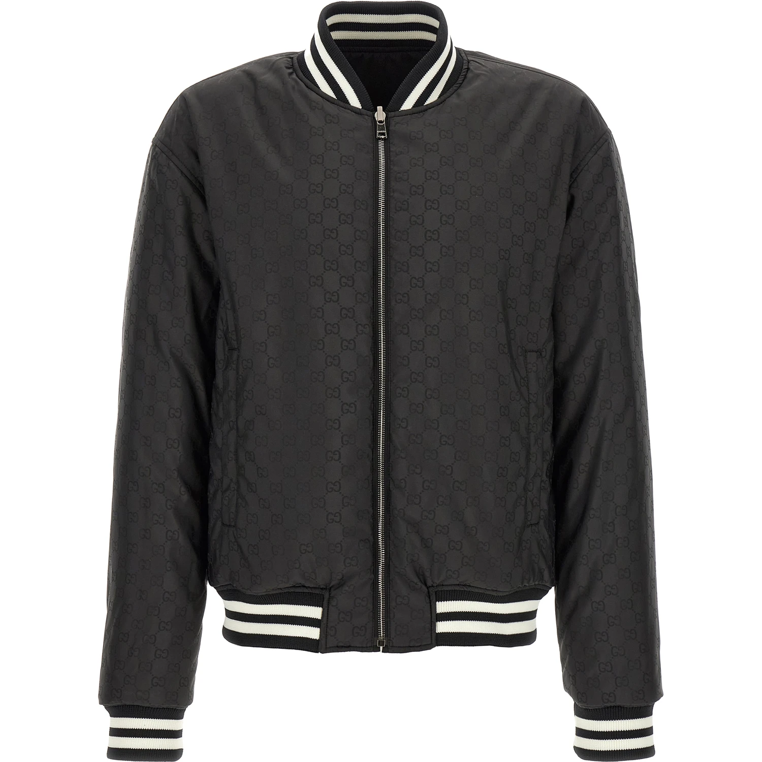 Bicolor Polyester Bomber