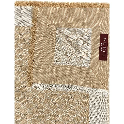 Beige Silk Scarf