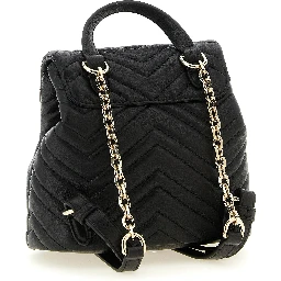 Black Lamb Leather Backpack