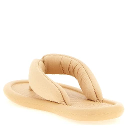 Beige Rubber Slides