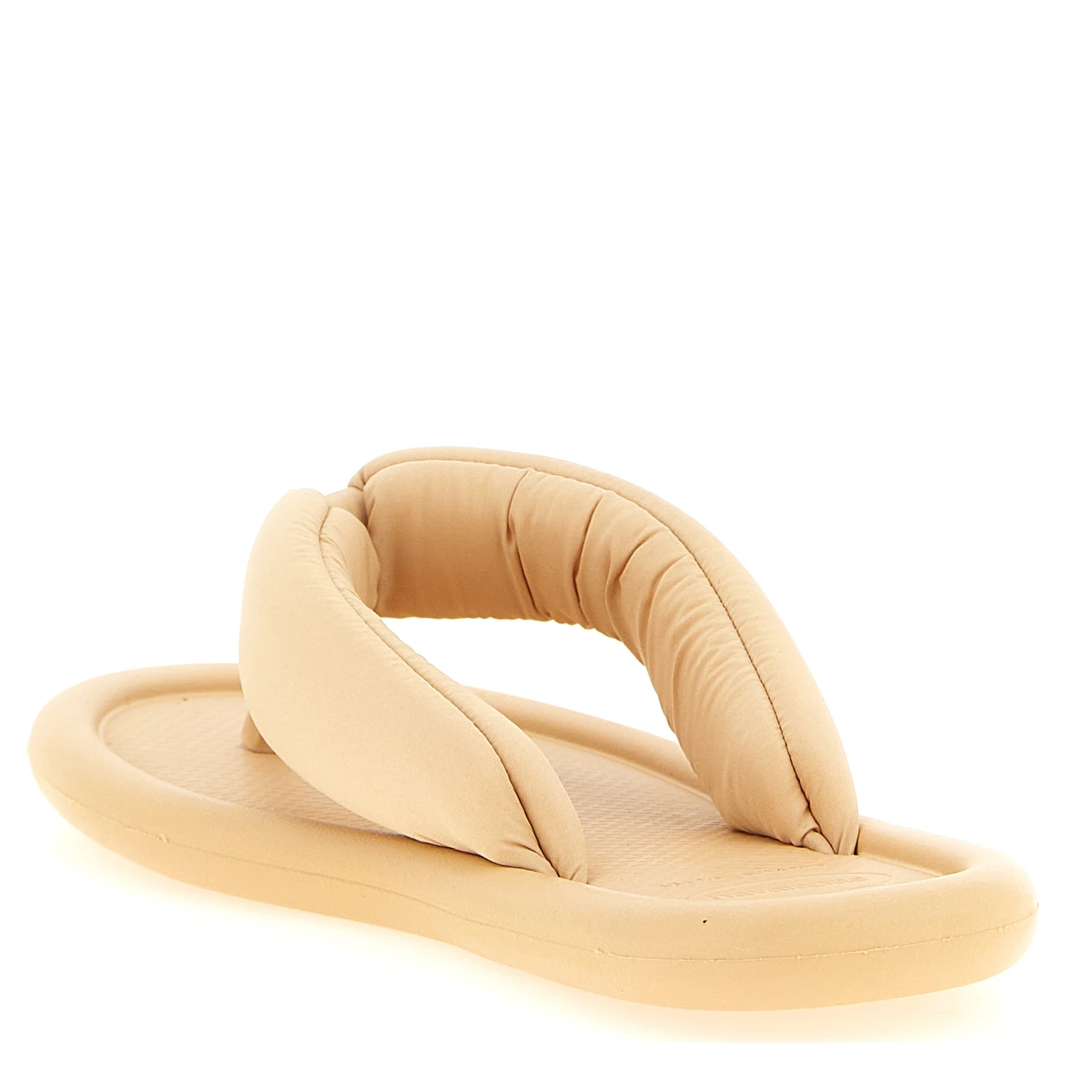 Beige Rubber Slides