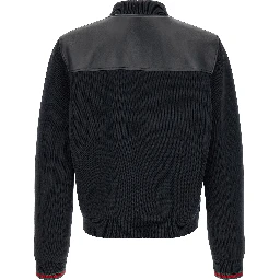 Blue Lamb Leather Leather Jacket