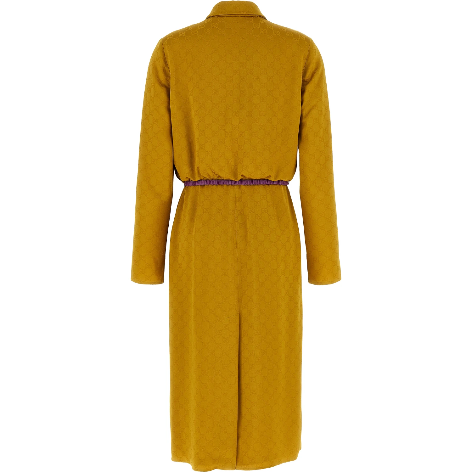 Bicolor Viscose Midi Dress