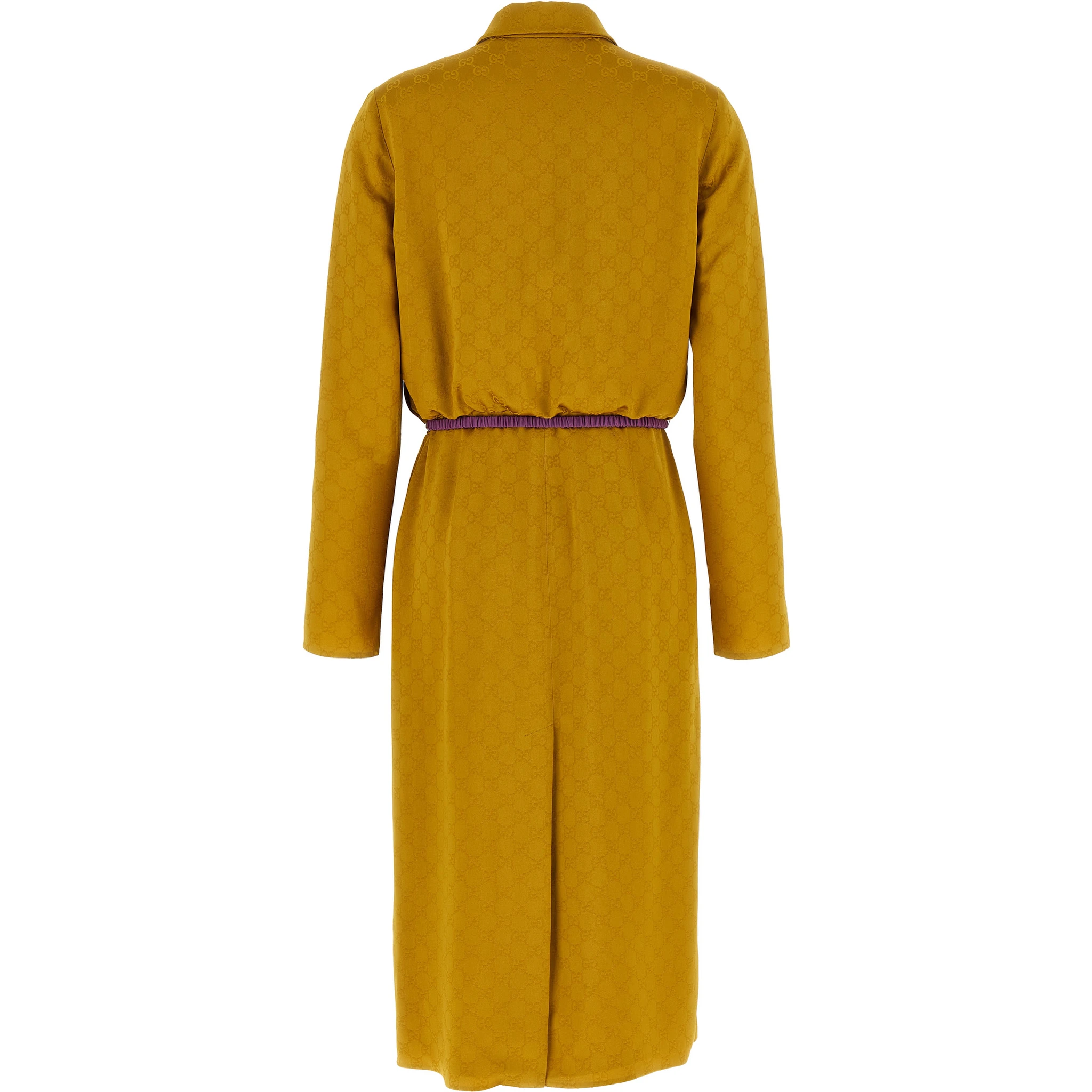 Bicolor Viscose Midi Dress