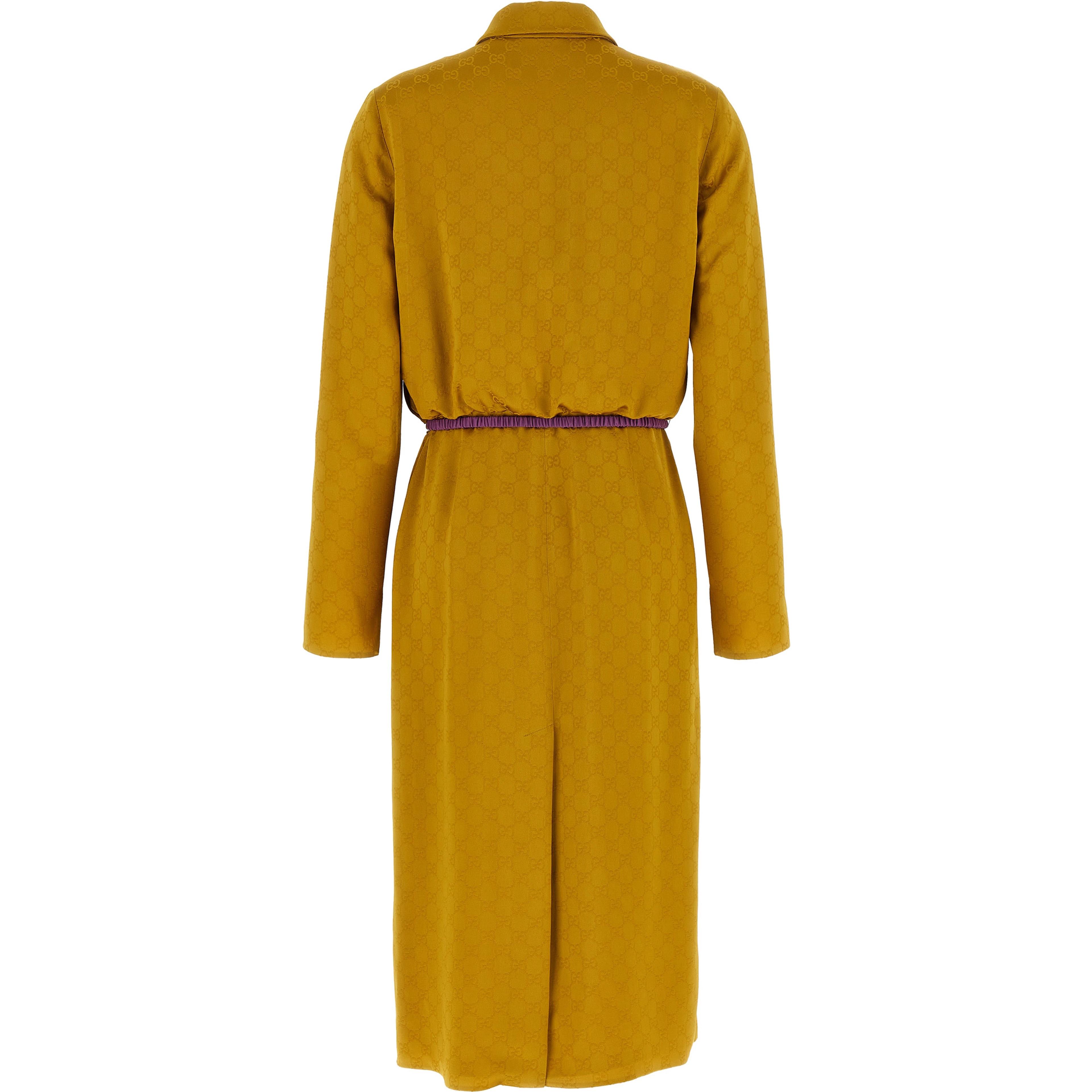 Bicolor Viscose Midi Dress