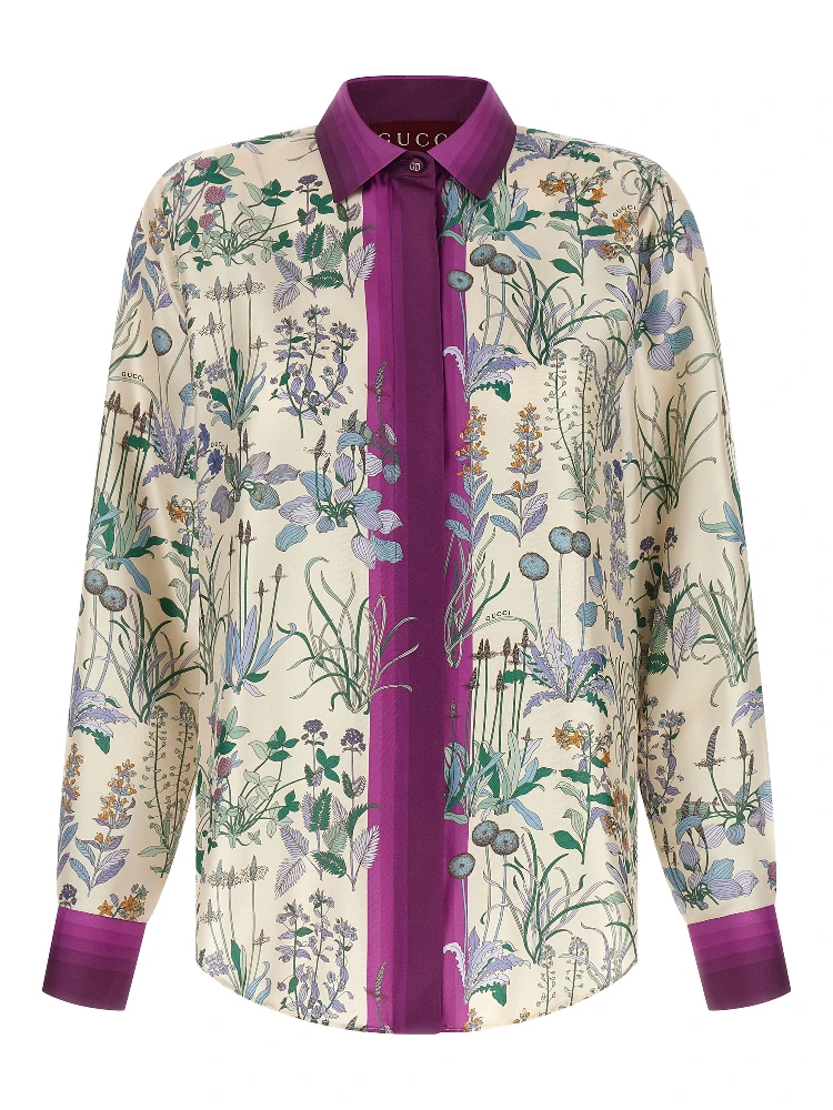 Multicolor Silk Blouse