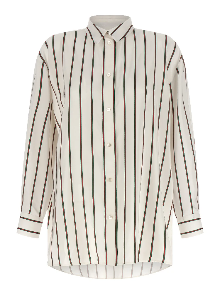 White Silk Blouse