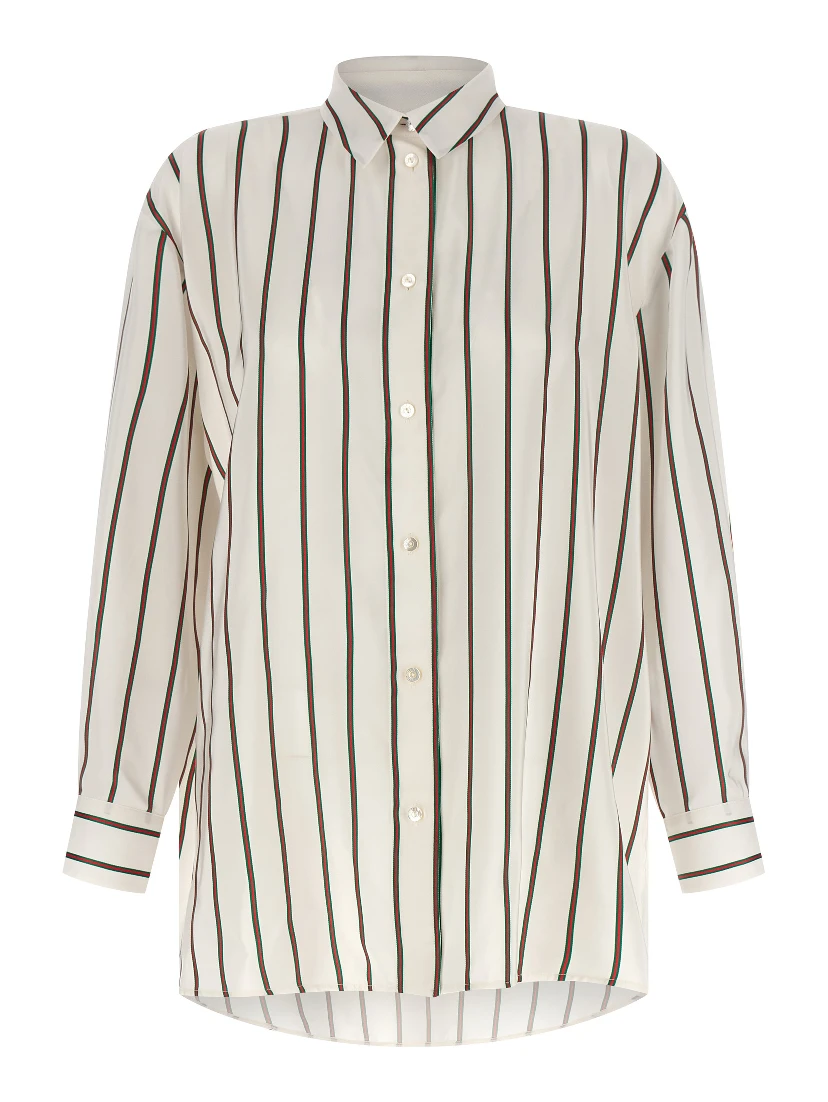 White Silk Blouse