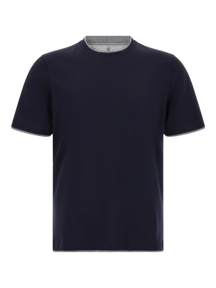 Blue Cotton T-Shirt