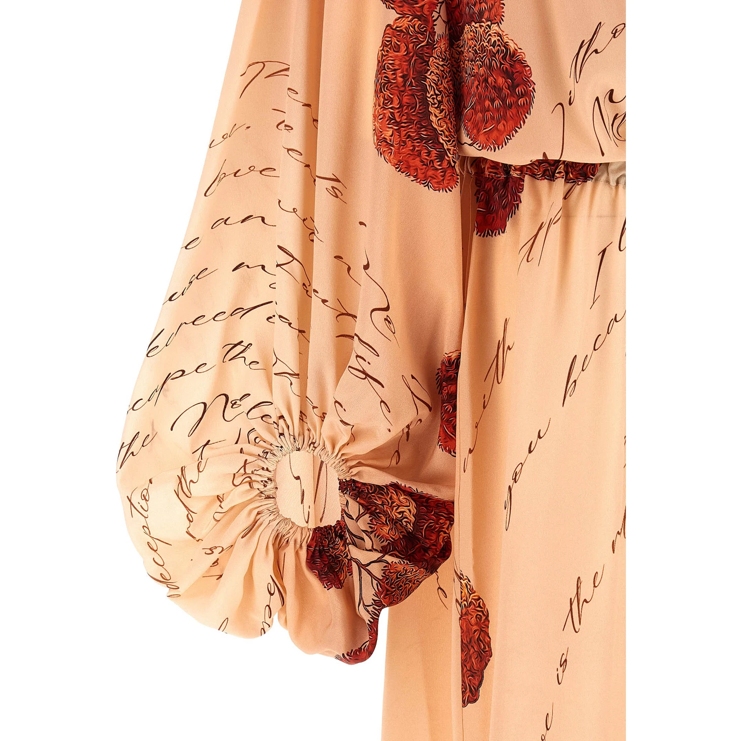 Multicolor Silk Long Dress