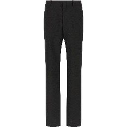 Black Polyester Dress Pants