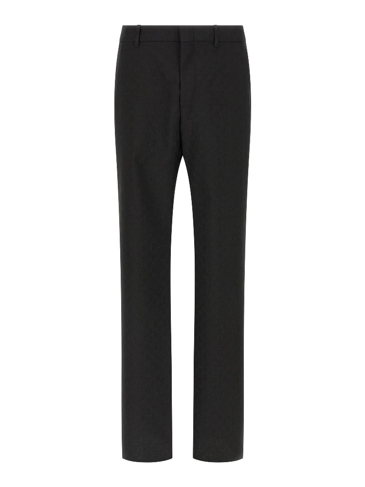 Black Polyester Dress Pants