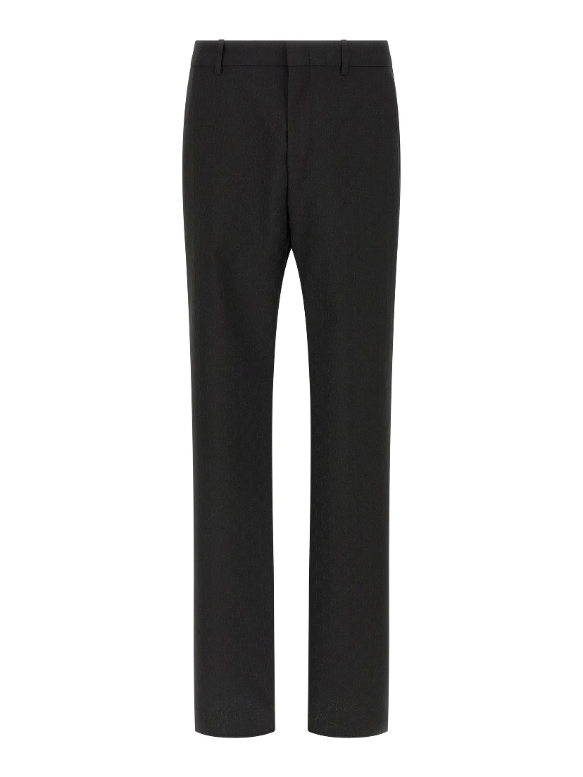 Black Polyester Dress Pants