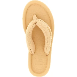 Beige Rubber Slides