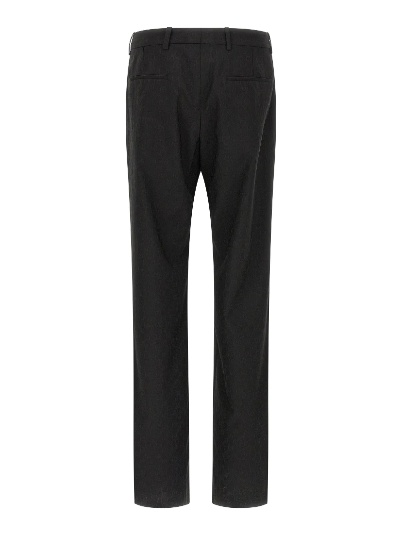 Black Polyester Dress Pants