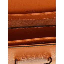 Orange Calfskin Shoulder Bag