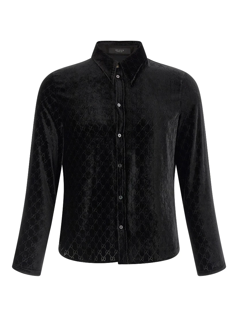Black Viscose Blouse